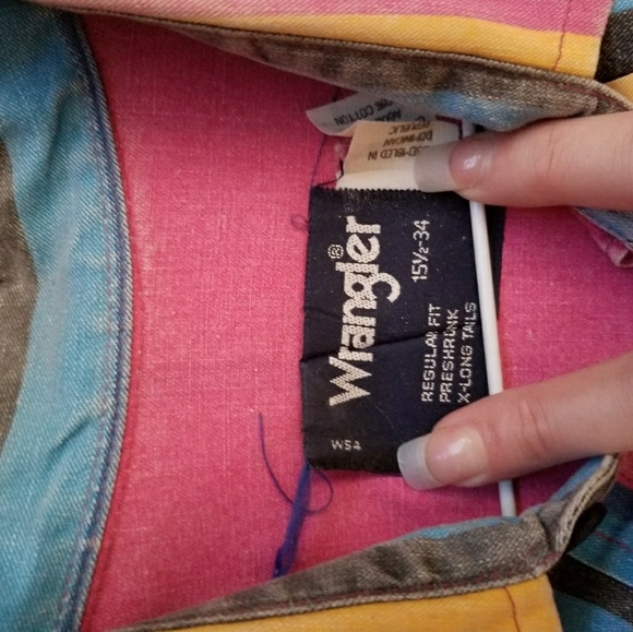 Lot of men's retro wrangler western shirts - Picture 4 of 8